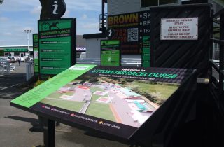 Uttoxeter Racecourse Building Signs